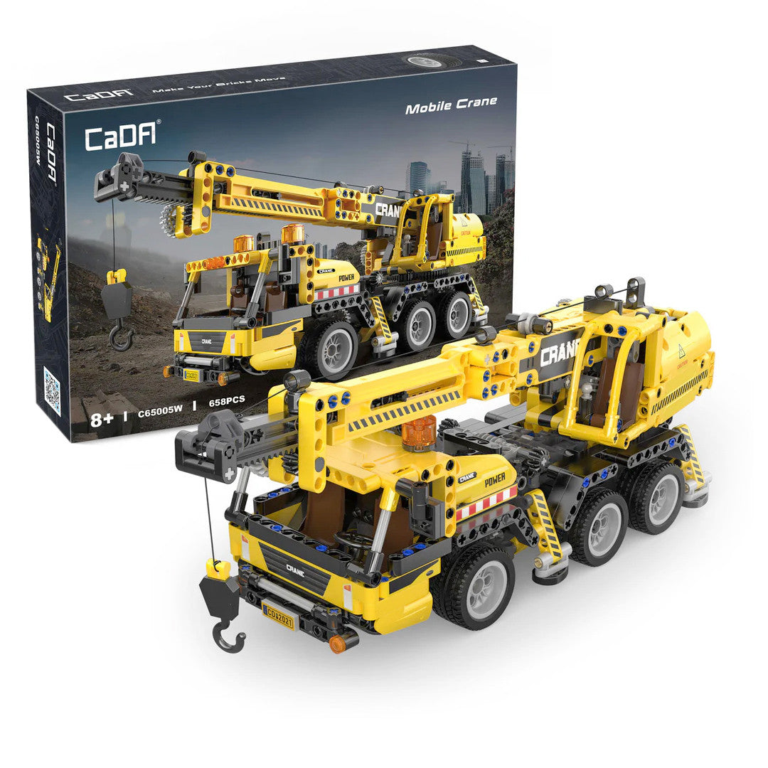 CaDA Mobile Construction Crane Brick Kit 658 pcs
