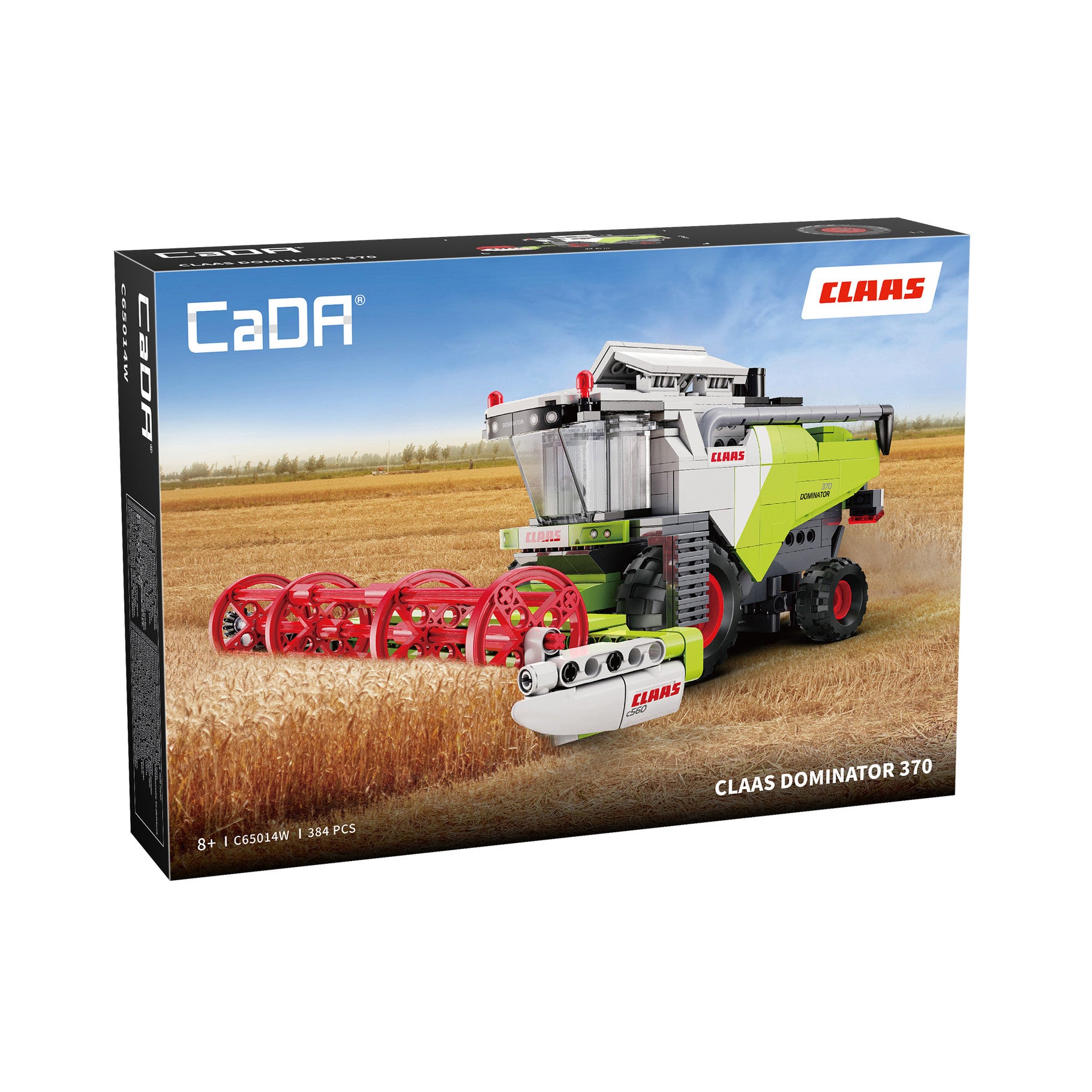 CaDA CLAAS Dominator 370 Combine Harvester Building Set 348 Pieces
