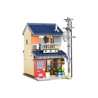 CaDA Japanese Kissaten Tea Shop Building Set 1200 Pieces