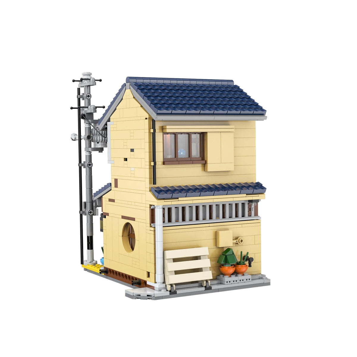 CaDA Japanese Kissaten Tea Shop Building Set 1200 Pieces