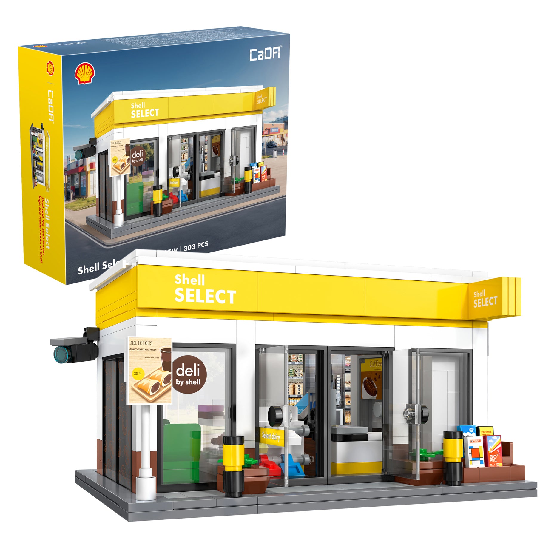 CaDA Shell Select Brick Kit 303 pcs