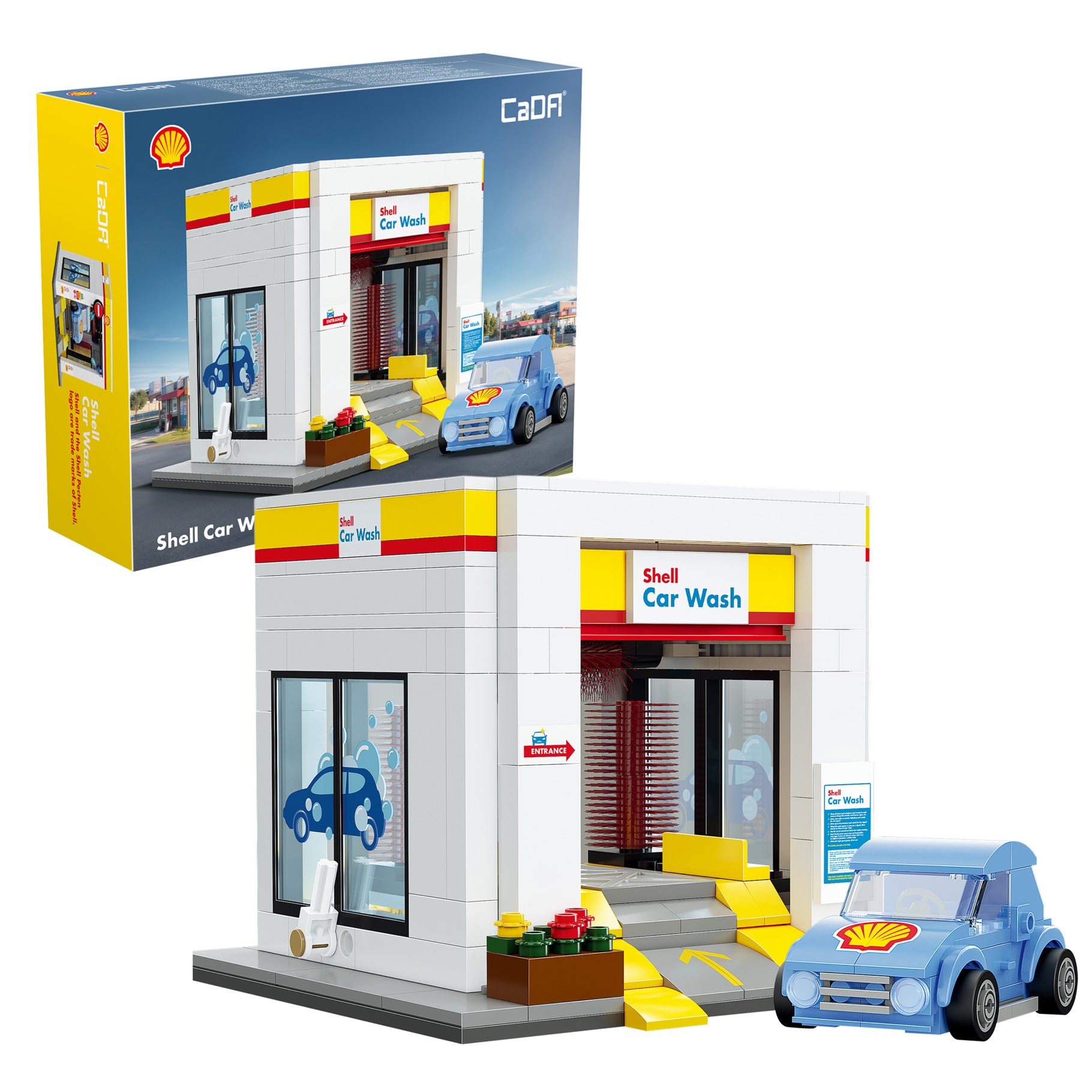CaDA Shell Car Wash Brick Kit 294 pcs
