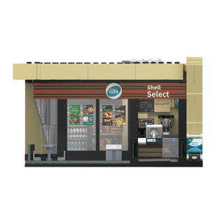 CaDA Shell Select Coffee Shop Building Set 351 Pieces