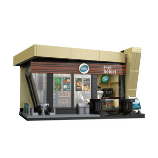 CaDA Shell Select Coffee Shop Building Set 351 Pieces