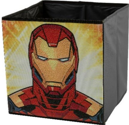 Crystal Art Foldable Storage Box 30x30cm - Ironman