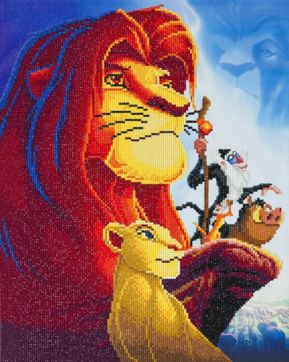 The Lion King Medley, 40x50cm Crystal Art Kit