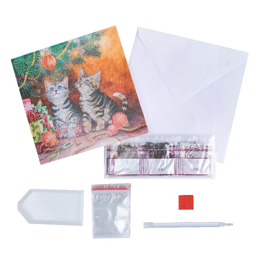 Magic of Christmas, 18x18cm Crystal Art Card