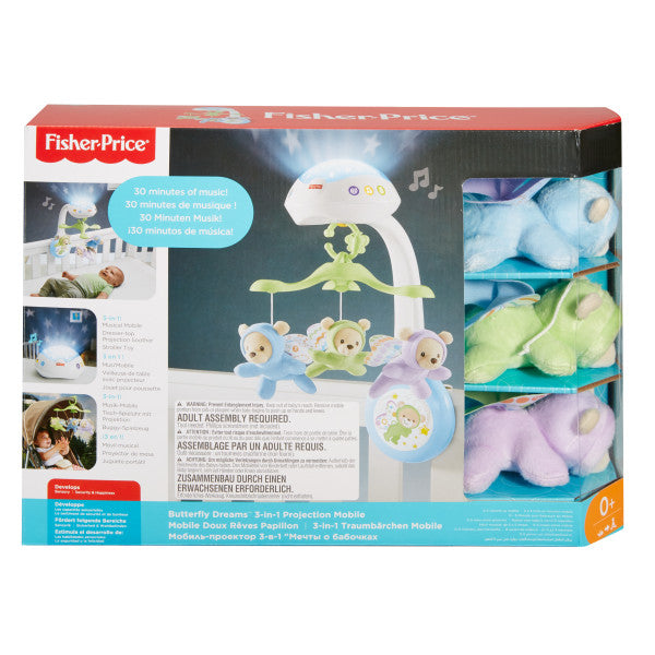 Fisher Price Butterfly Dreams 3-In-1 Projection Mobile