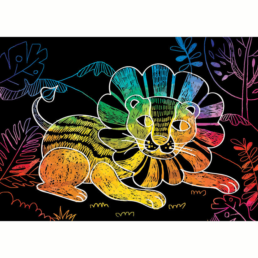 Mini Scratch Book Animals