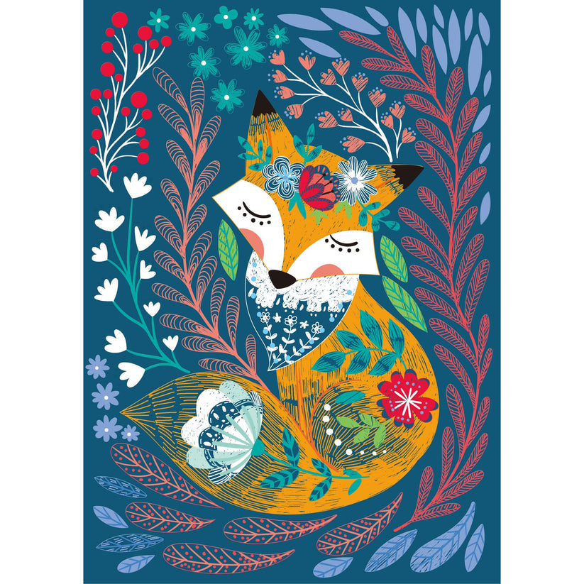 A4 Scratch Book Secret Garden