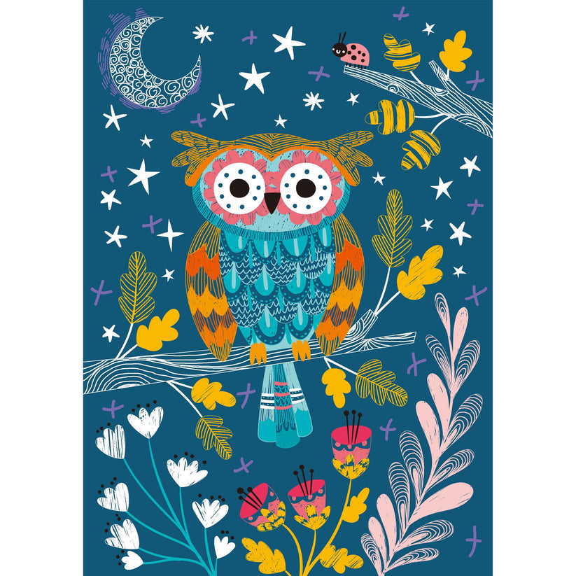 A4 Scratch Book Secret Garden