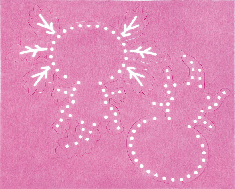 Everyday Craft Lacing Charms Axolotl