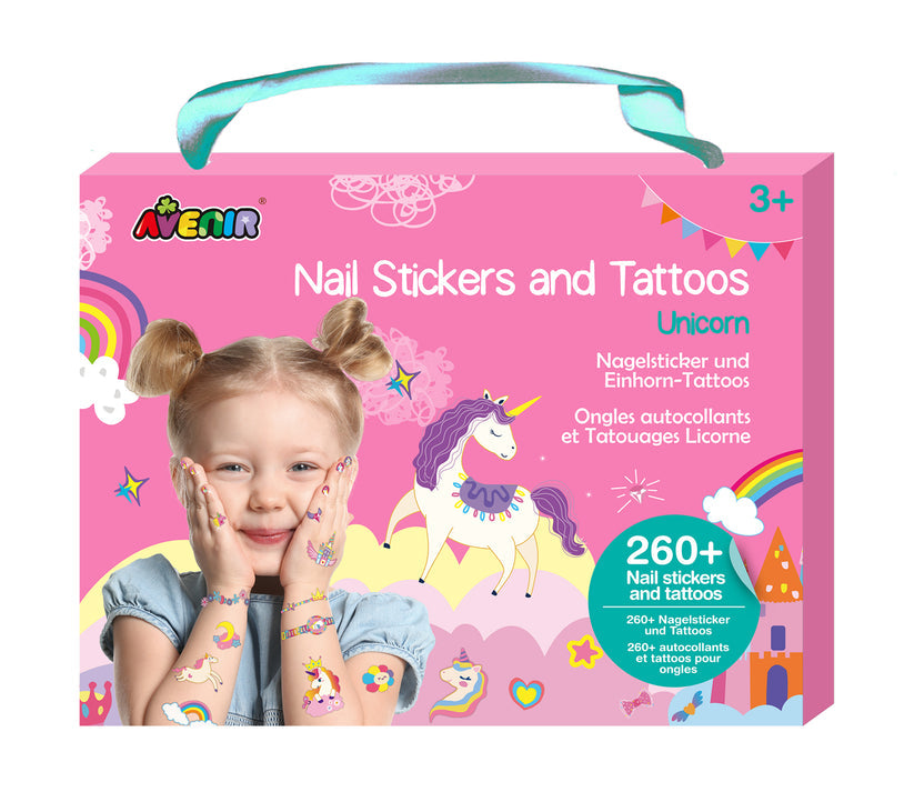 Nail Stickers And Tattoos Unicorn