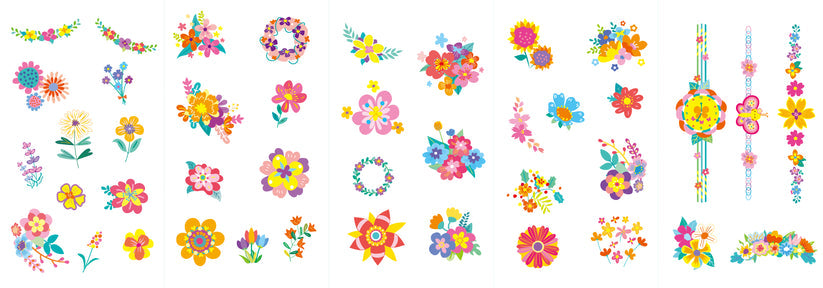 Nail Stickers & Tattoos Flower