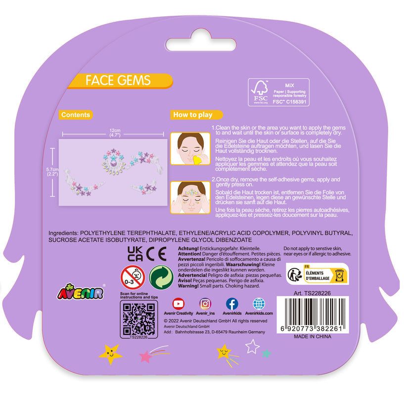 Face gems - Star