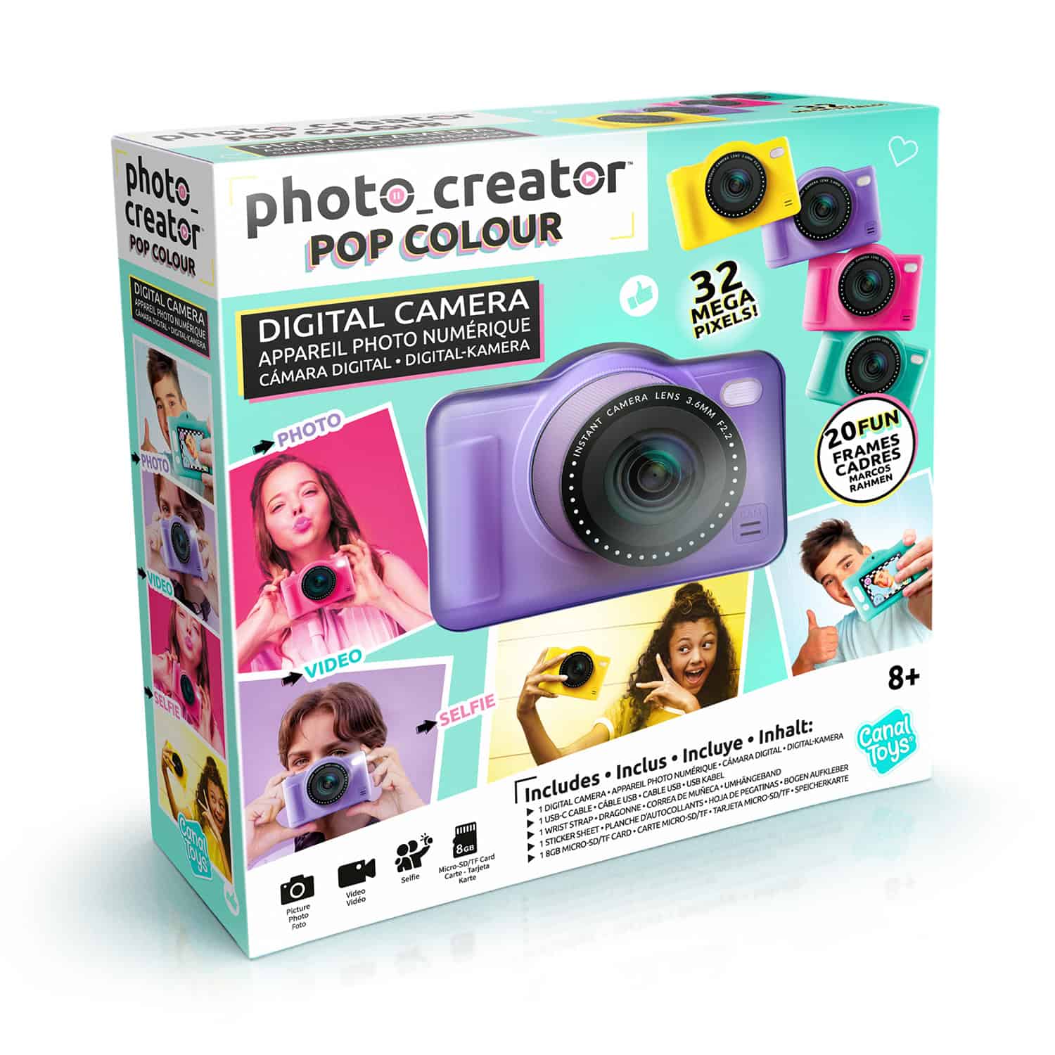 Pop Colour Camera Purple