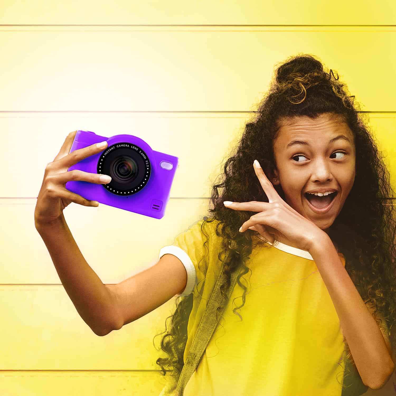 Pop Colour Camera Purple