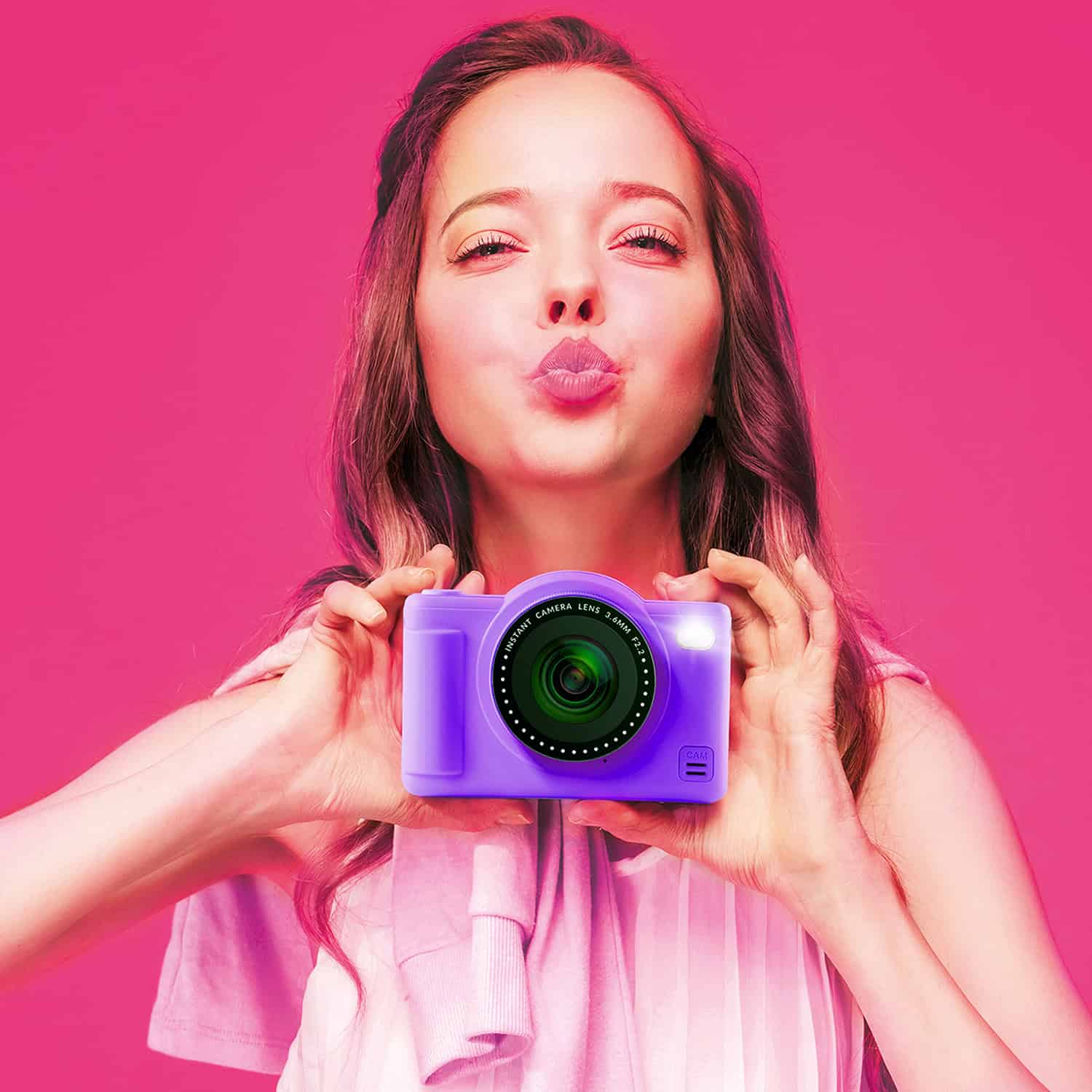 Pop Colour Camera Purple