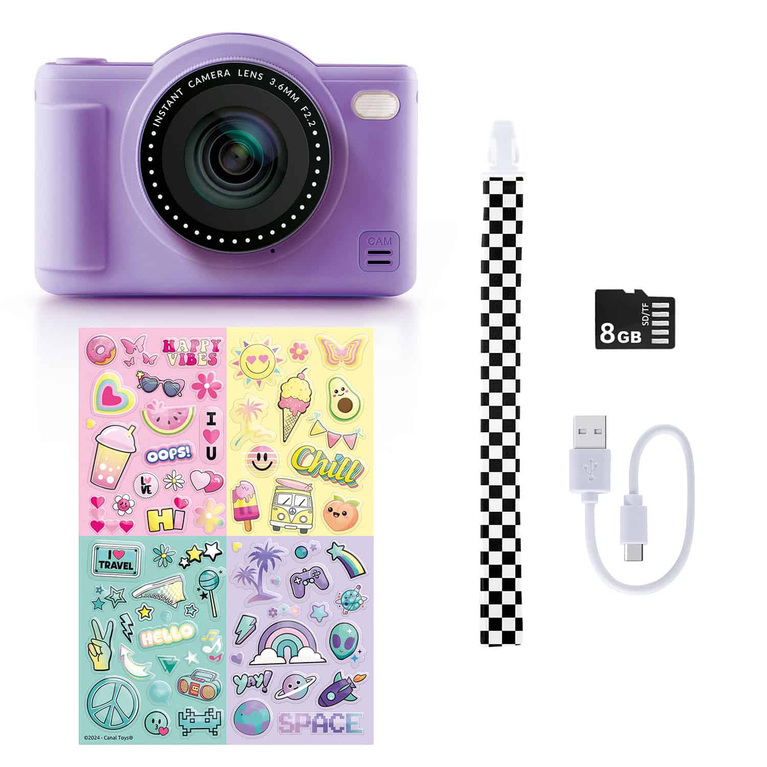 Pop Colour Camera Purple