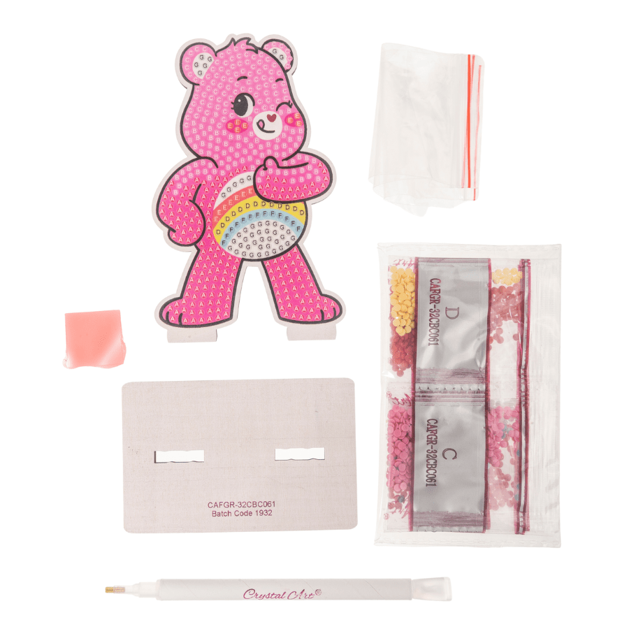 Cheer Bear, Crystal Art Buddy