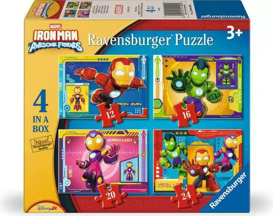 Ravensburger Iron Man & Friends 4 in a box Jigsaw Puzzle