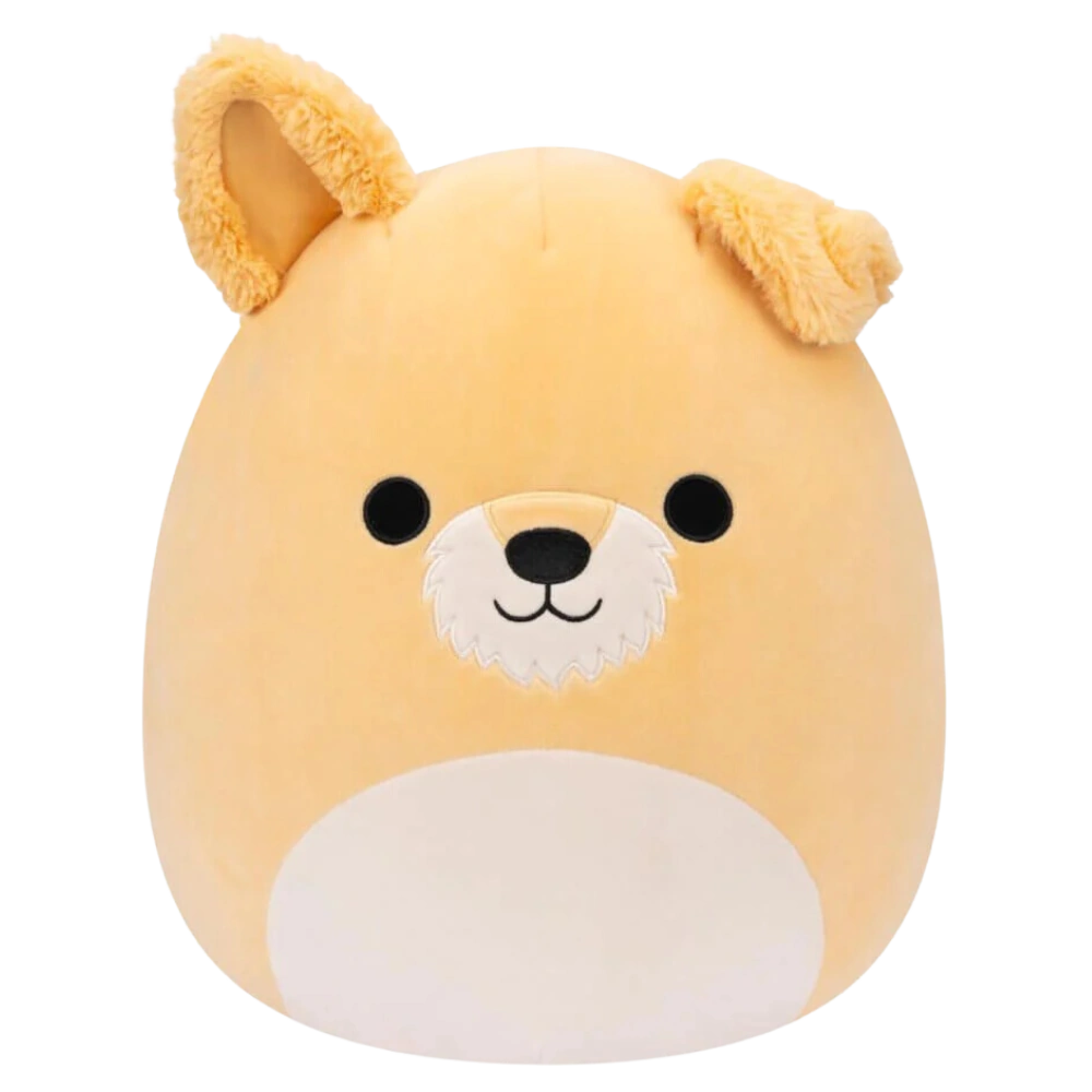 7.5 Squishmallows Cooper - Tan Dog W/White Belly