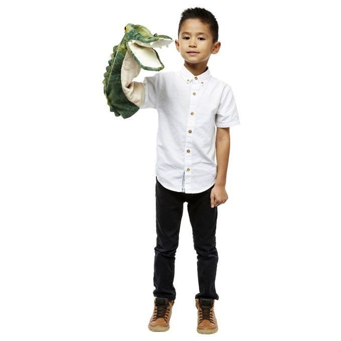 Long-Sleeved Crocodile Puppet