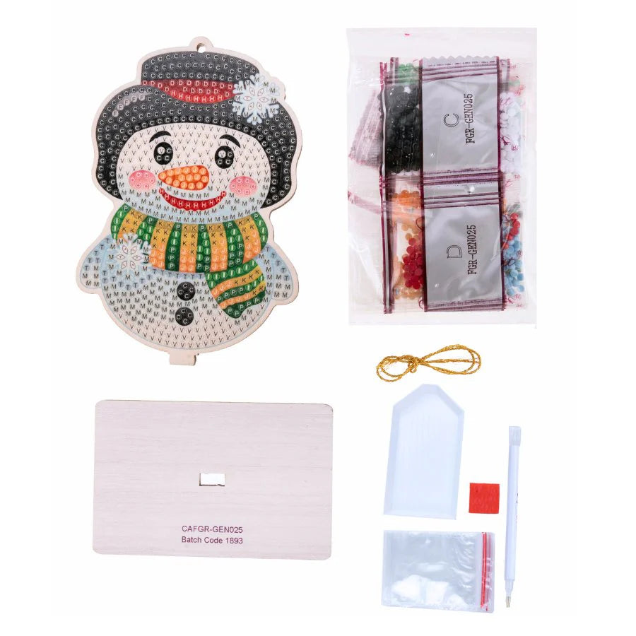 Snowman, Crystal Art Buddy