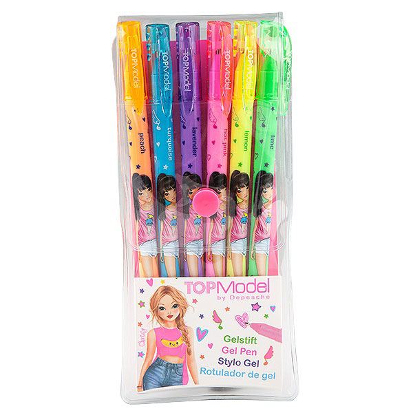 TOPModel Neon Gel Pen Set