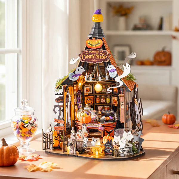 Rolife Haunted Candy House DIY Miniature House Kit