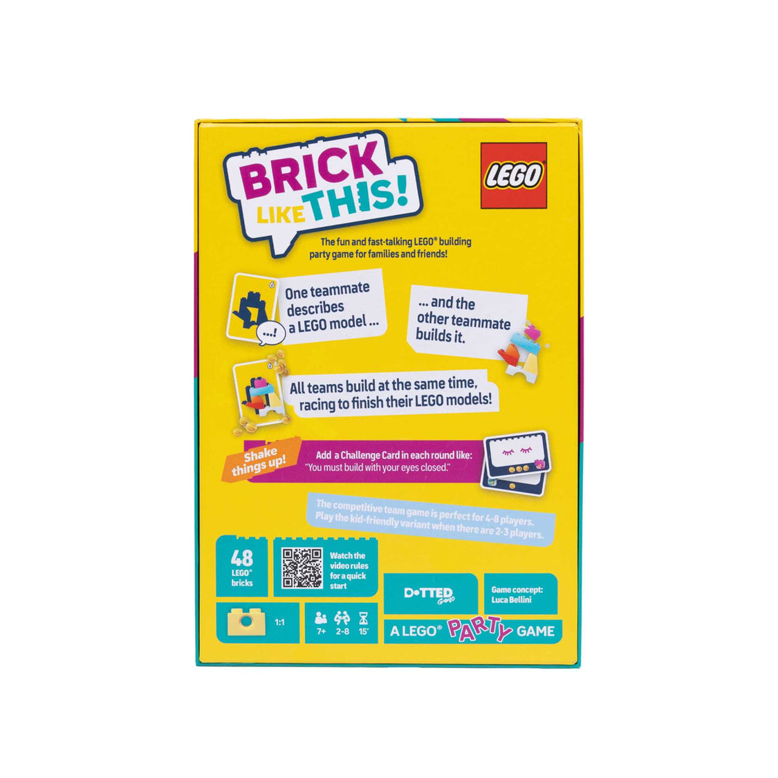 Lego Brick Like This Party Game