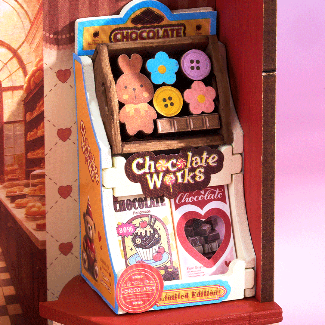Rolife Sweet Chocolate Shop DIY Miniature House Kit
