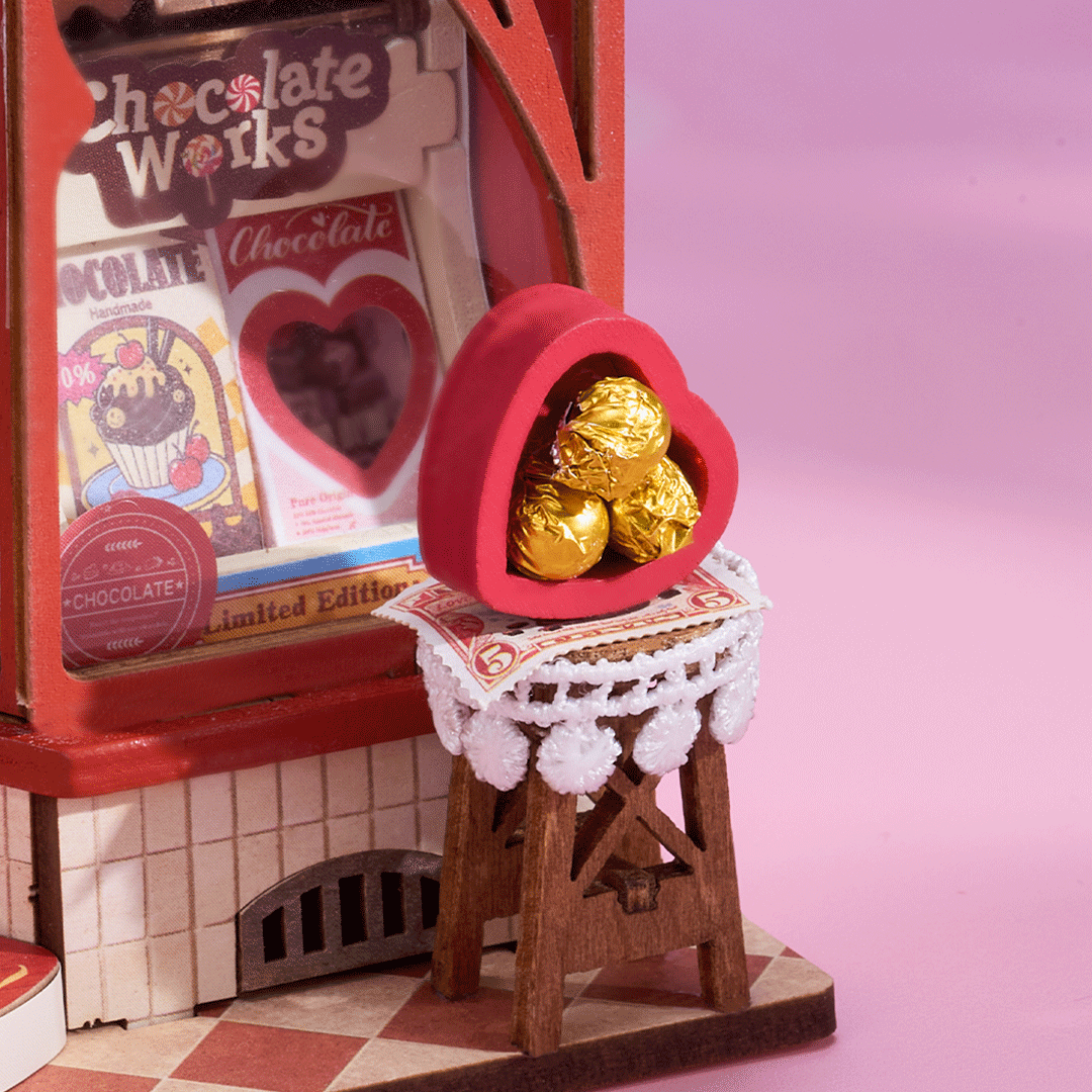 Rolife Sweet Chocolate Shop DIY Miniature House Kit