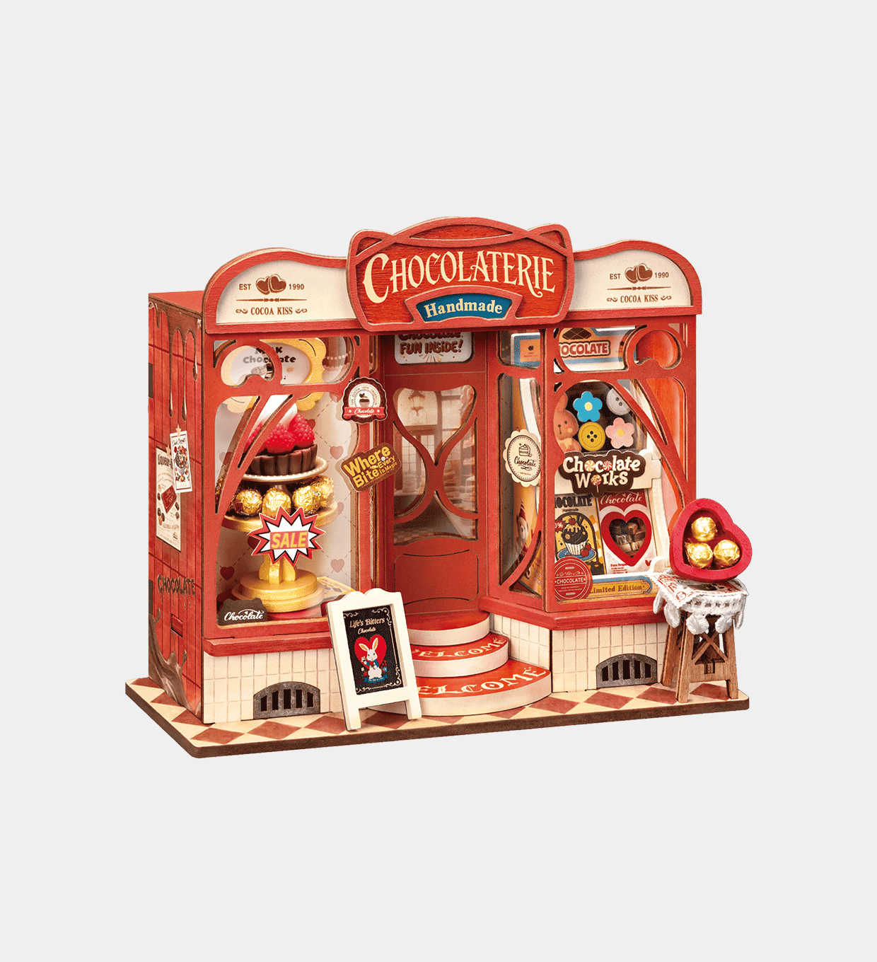 Rolife Sweet Chocolate Shop DIY Miniature House Kit