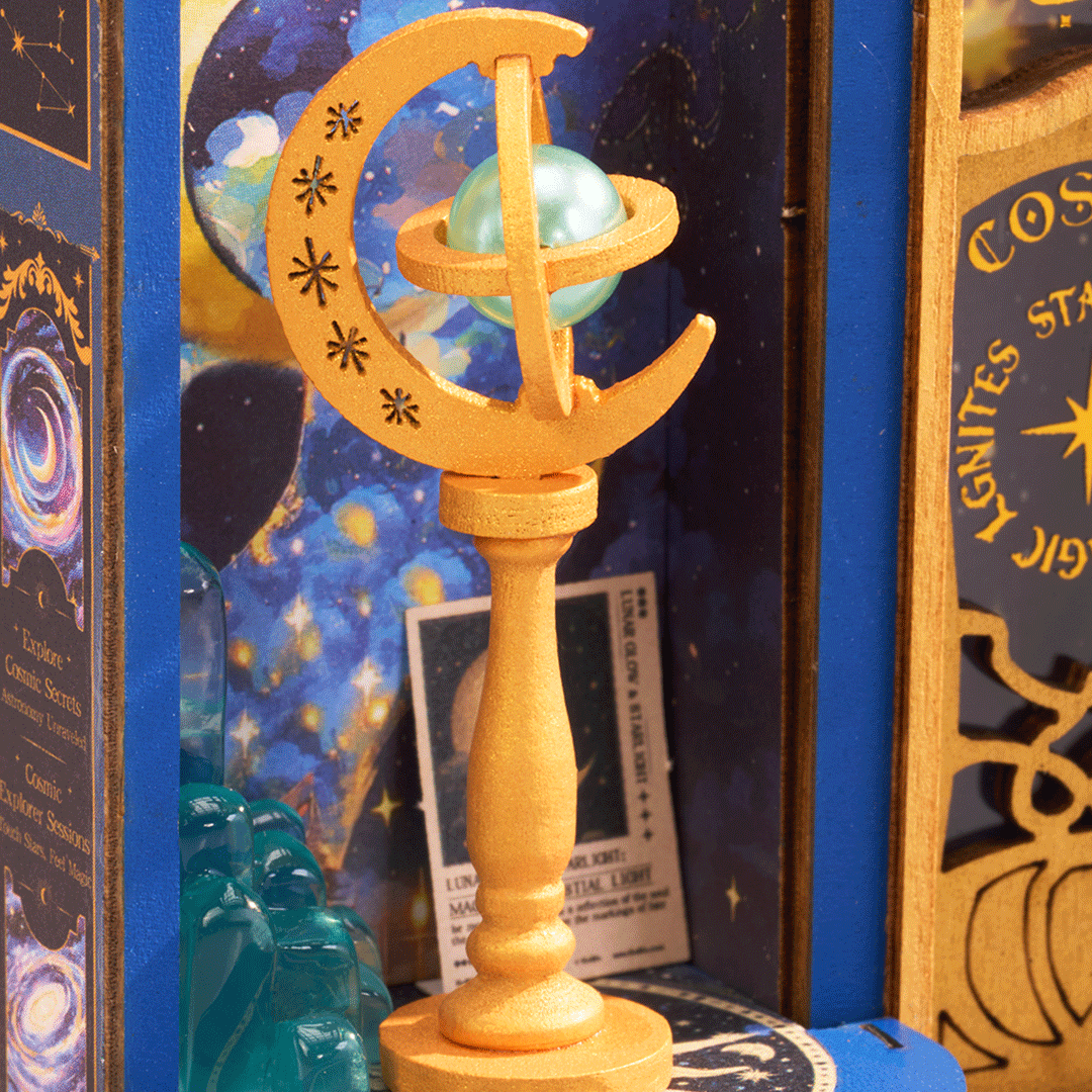 Rolife Magic Astronomy Shop DIY Miniature House Kit