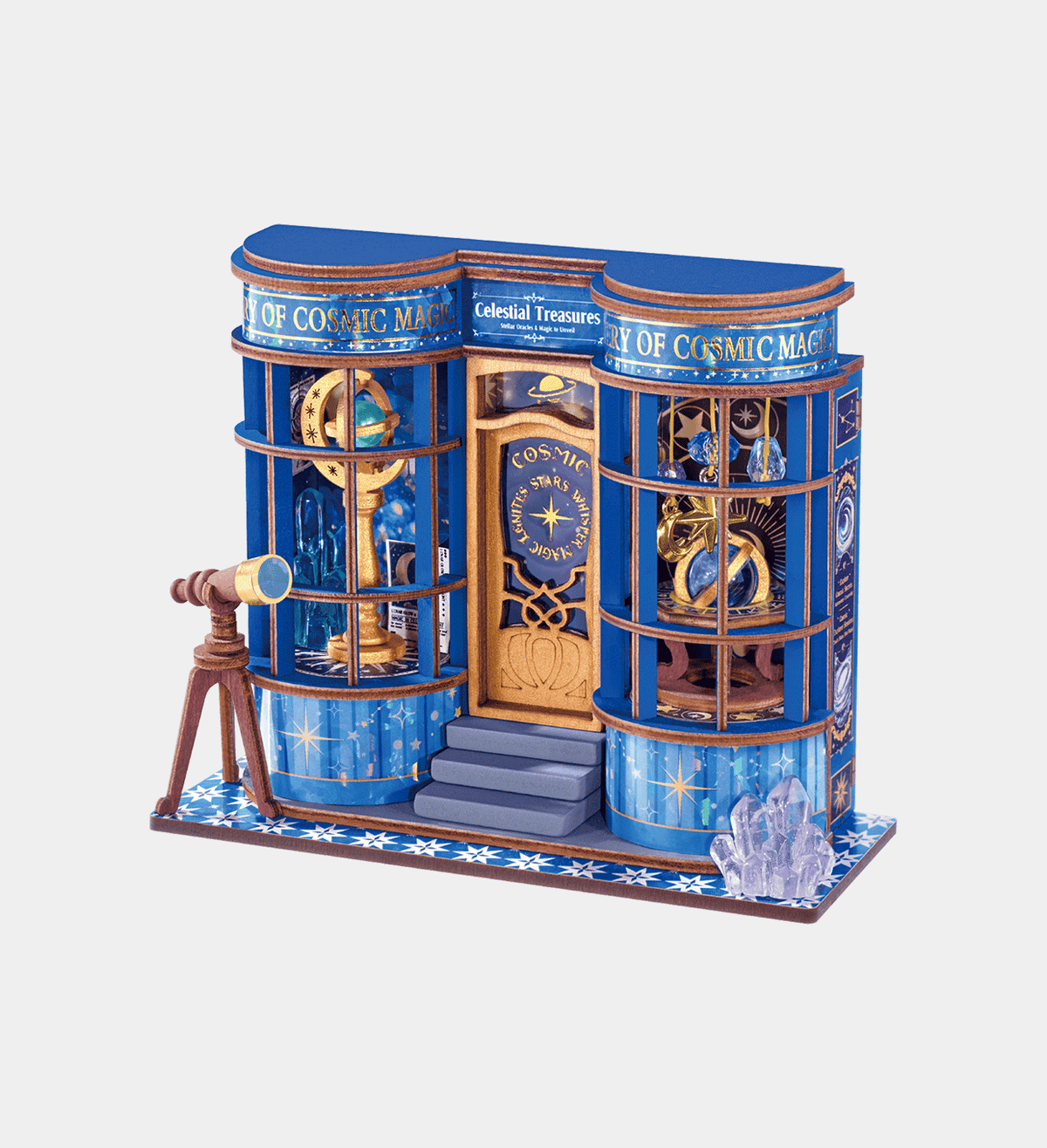 Rolife Magic Astronomy Shop DIY Miniature House Kit