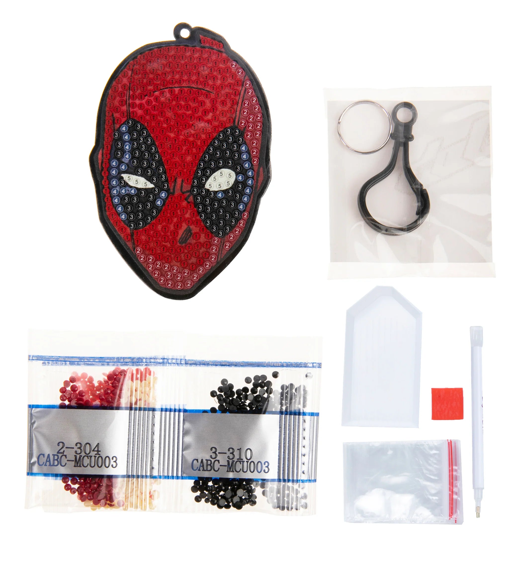 Deadpool, Crystal Art Bag Charm