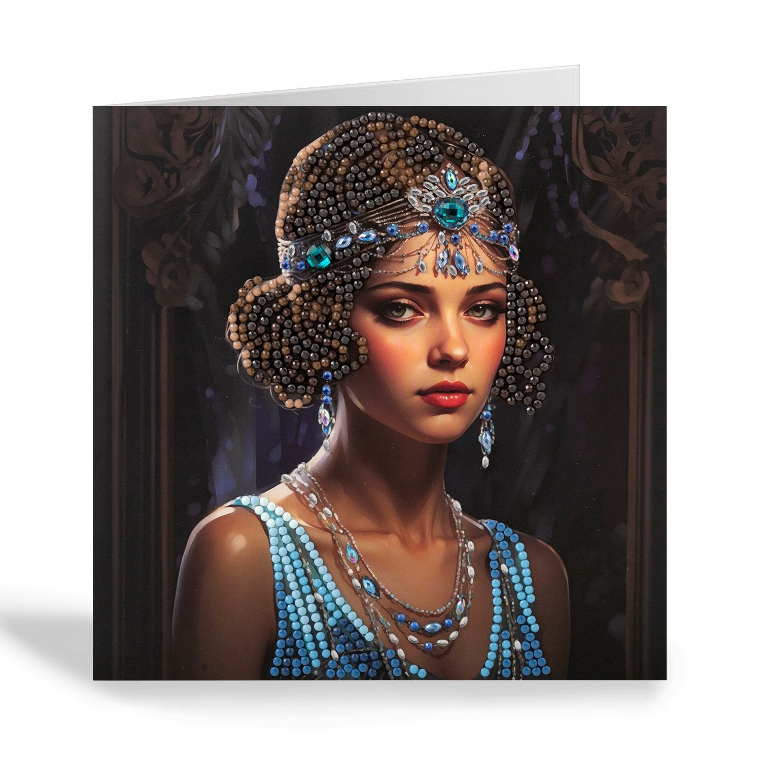 Deco Gems Crystal Art Card