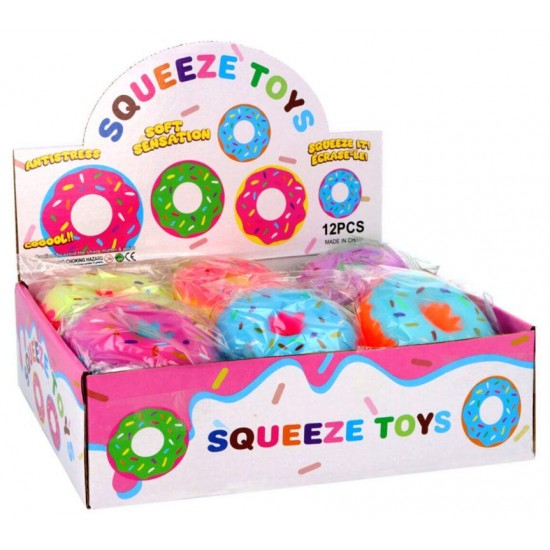 Doughnut Squeeze Toy Asst