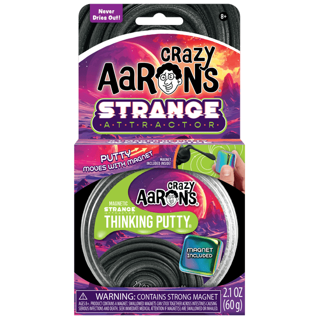 Crazy Aaron's Thinking Putty Strange Attractor Magnetic Sensory Toy