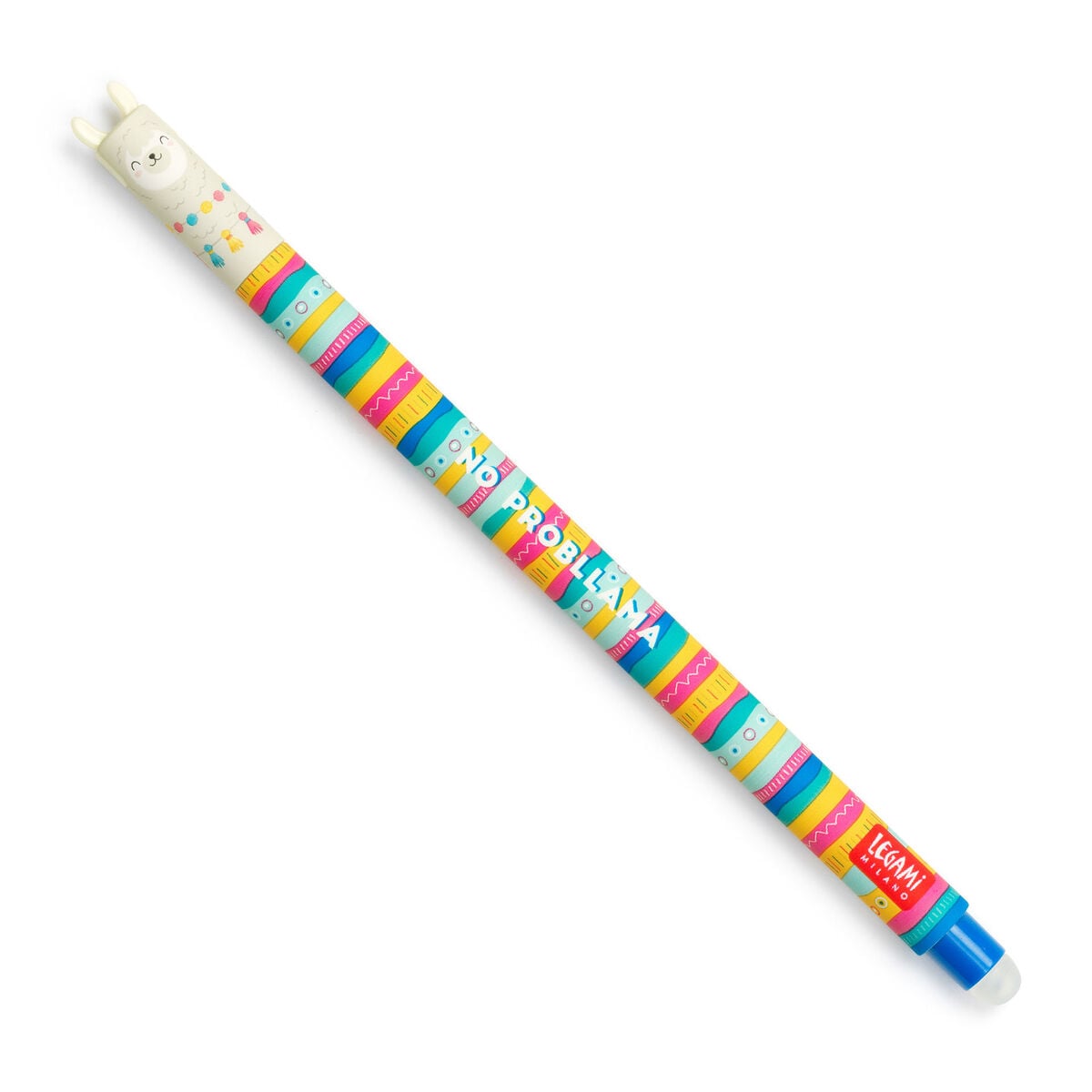 Legami Llama Erasable Gel Pen Blue Ink 0.7mm