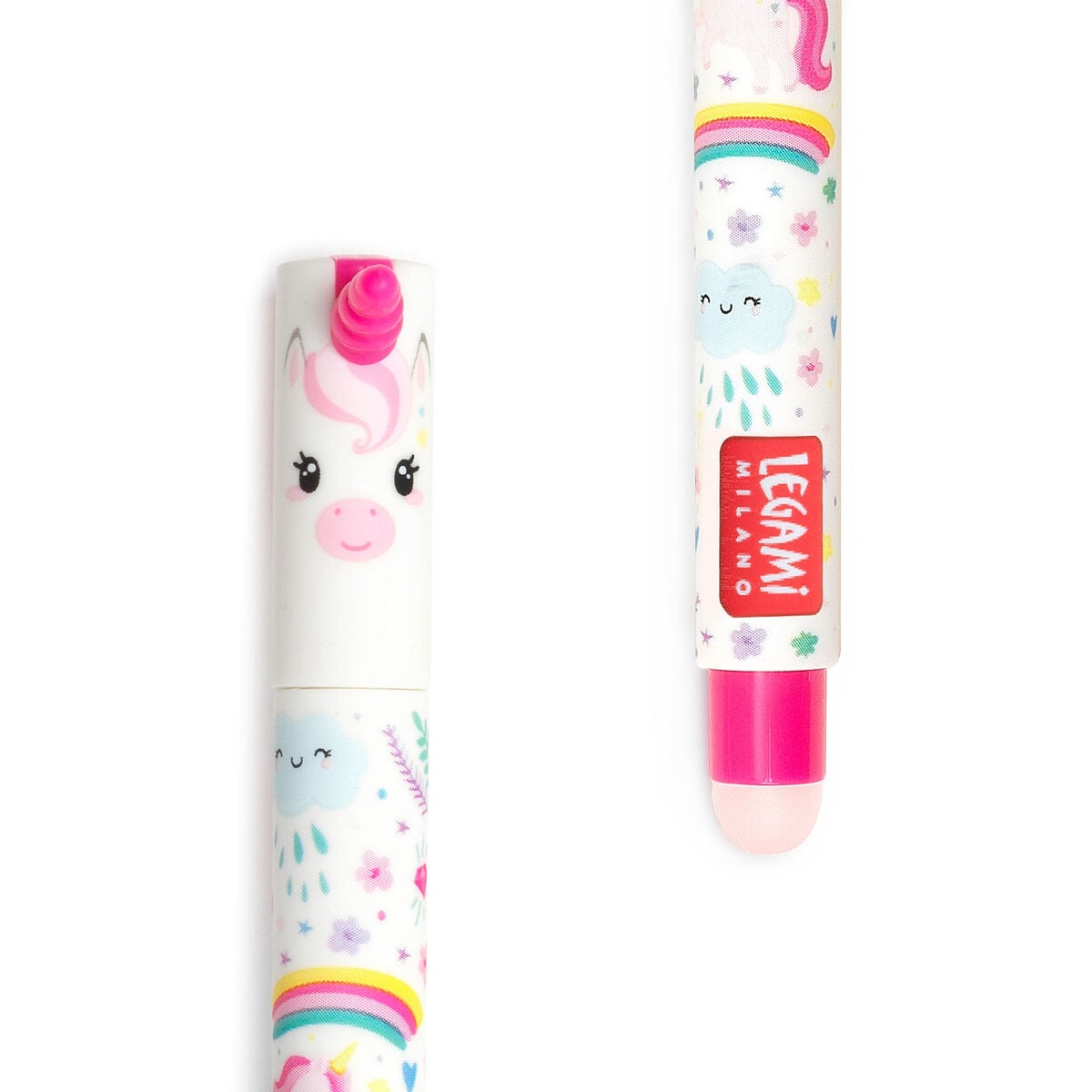 Legami Unicorn Erasable Gel Pen Pink Ink 0.7mm