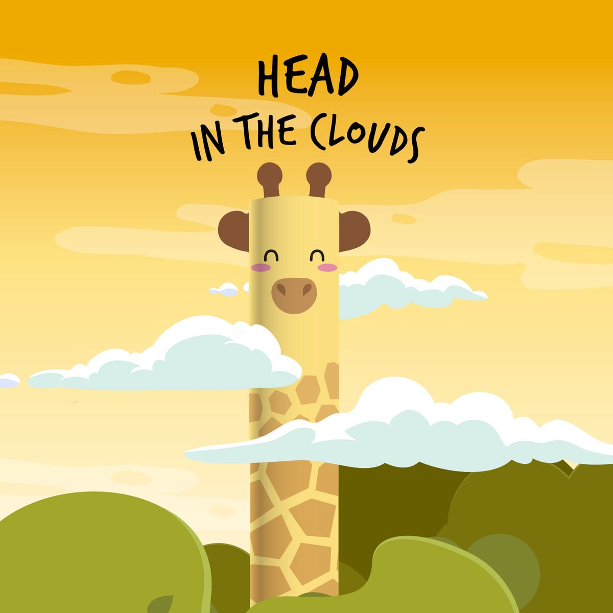 Legami Giraffe Erasable Gel Pen Black Ink 0.7mm