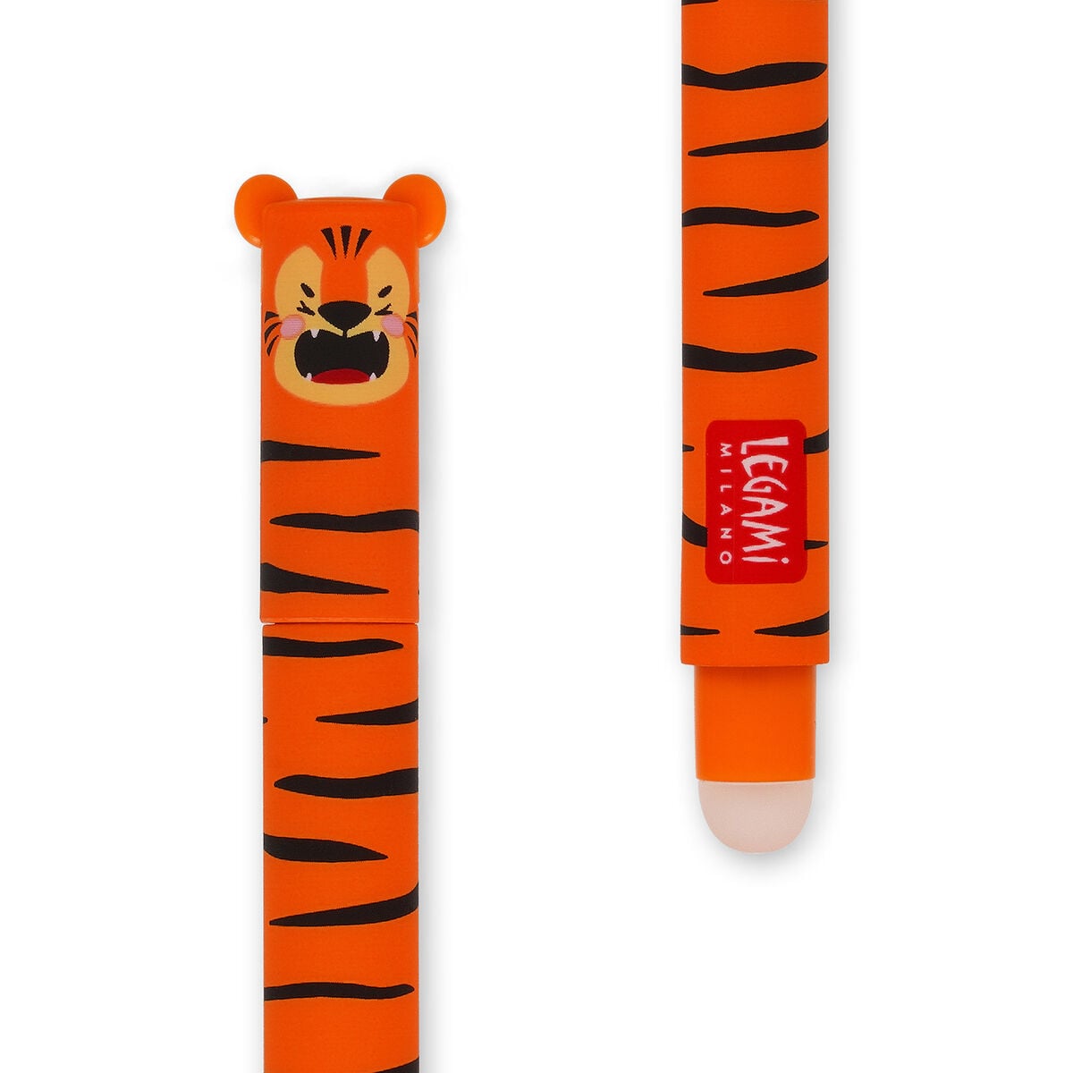 Legami Tiger Erasable Gel Pen Orange Ink 0.7mm