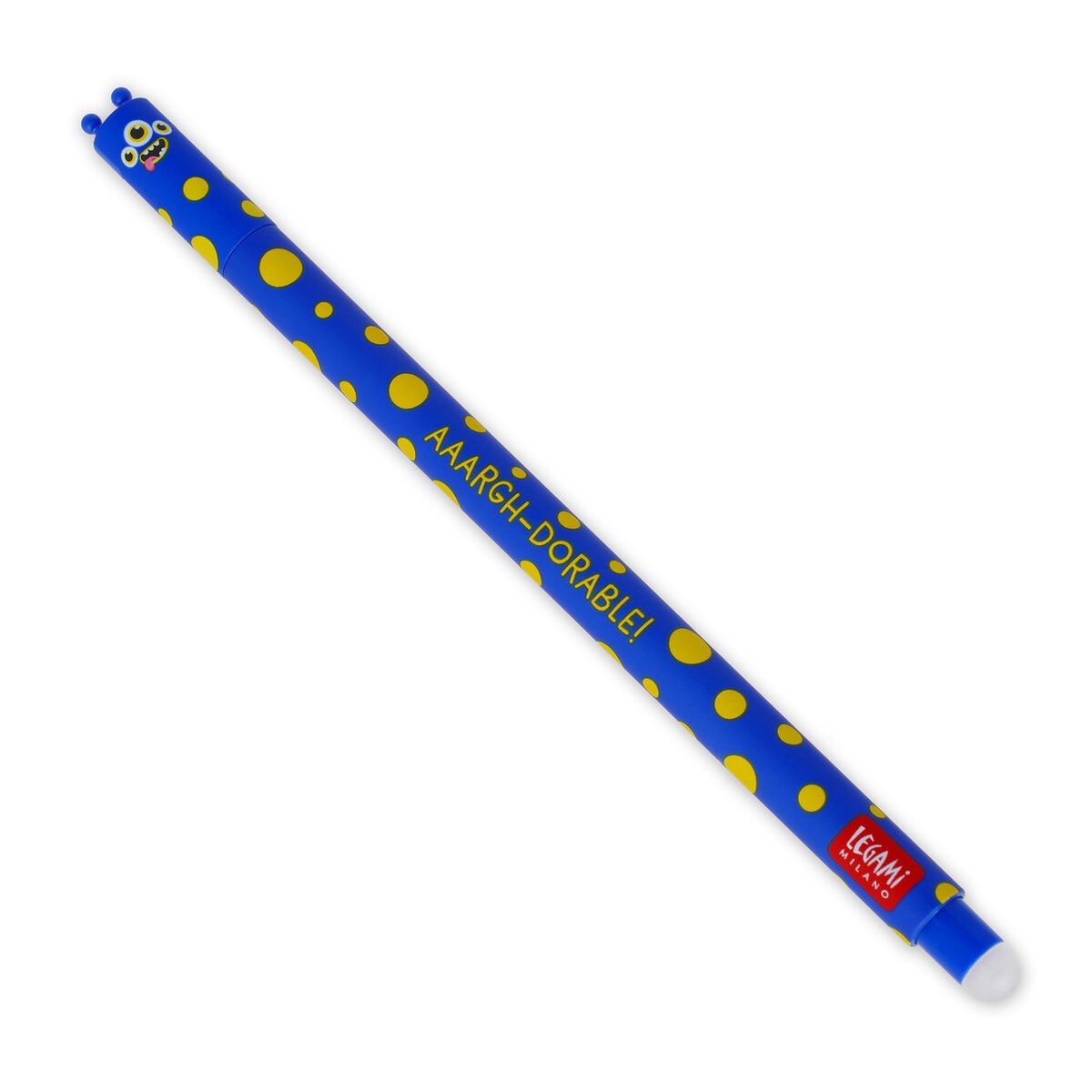 Legami Monster Erasable Gel Pen Blue Ink 0.7mm