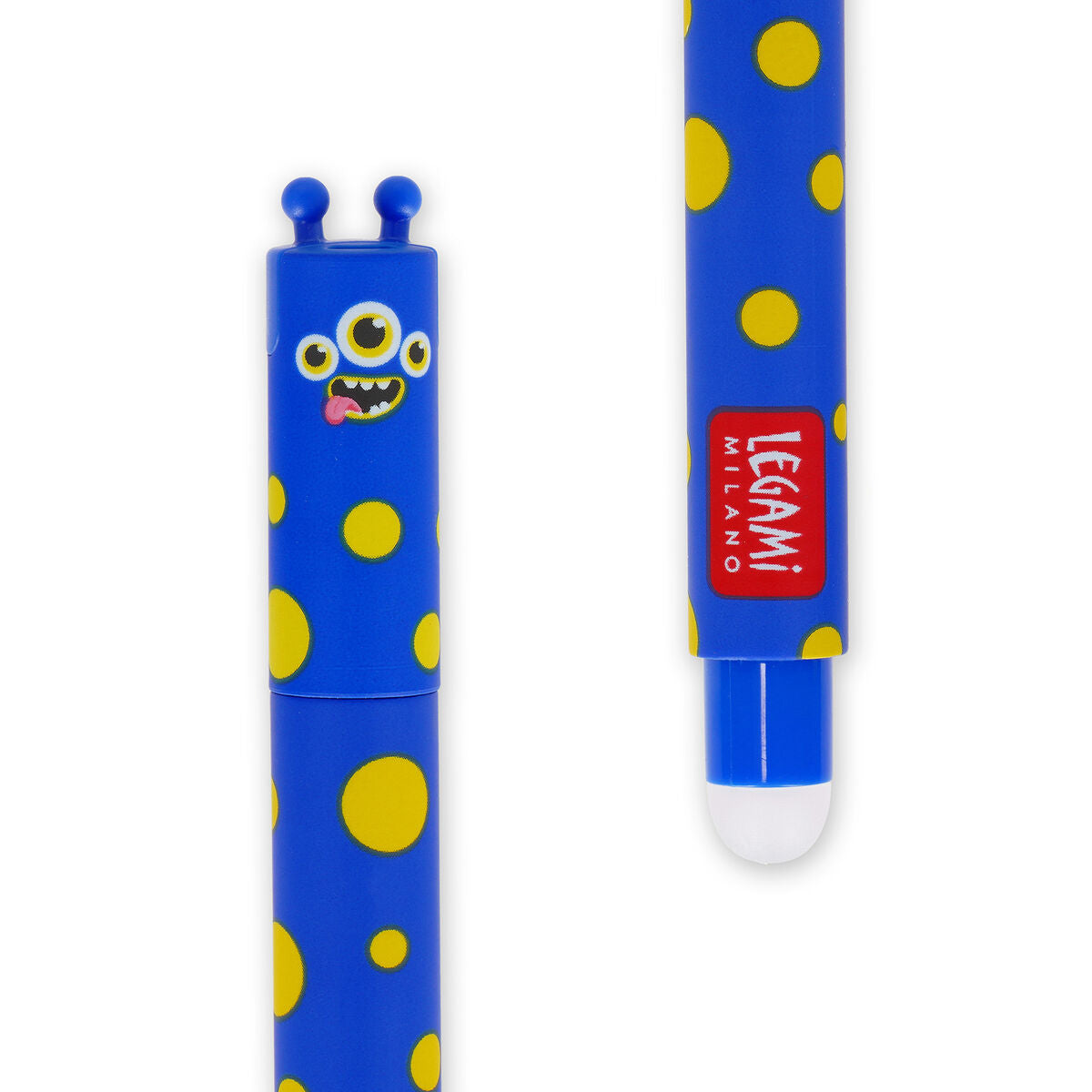 Legami Monster Erasable Gel Pen Blue Ink 0.7mm