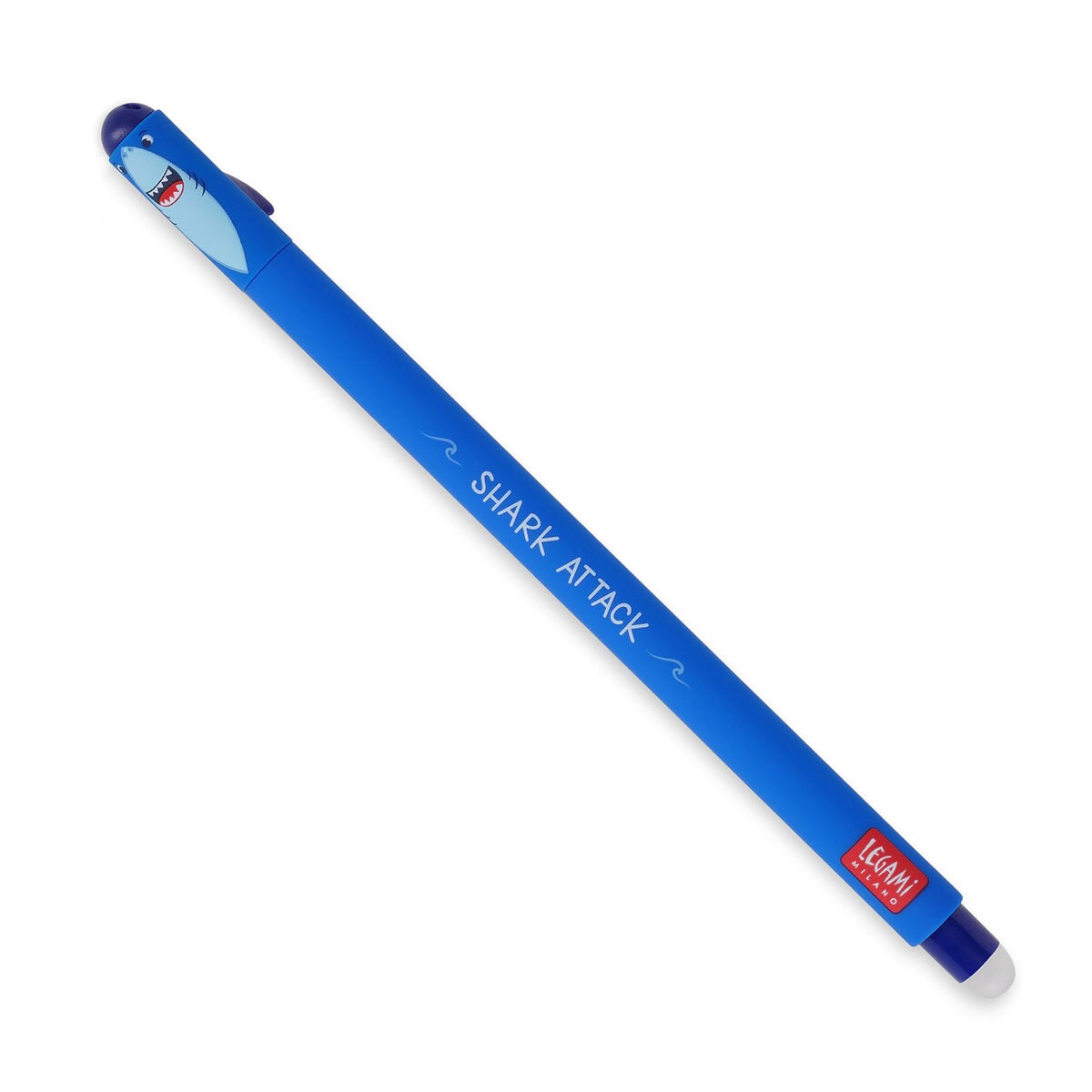 Legami Shark Erasable Gel Pen Blue Ink 0.7mm