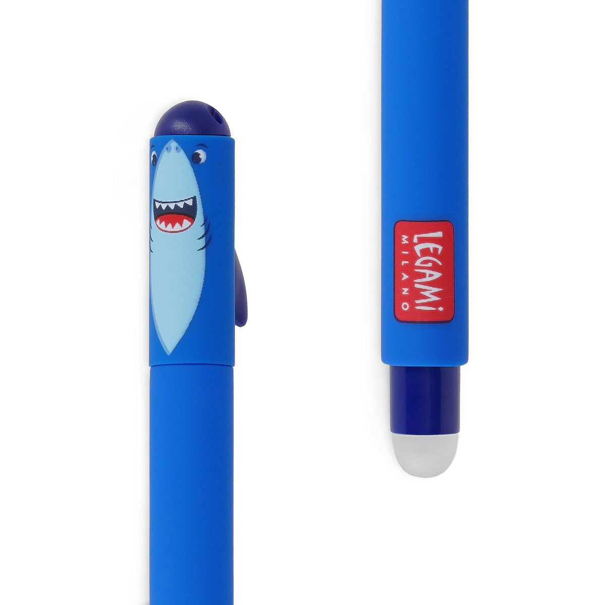 Legami Shark Erasable Gel Pen Blue Ink 0.7mm