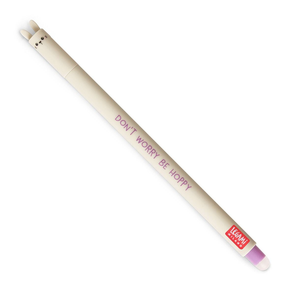 Legami Bunny Erasable Gel Pen Purple Ink 0.7mm