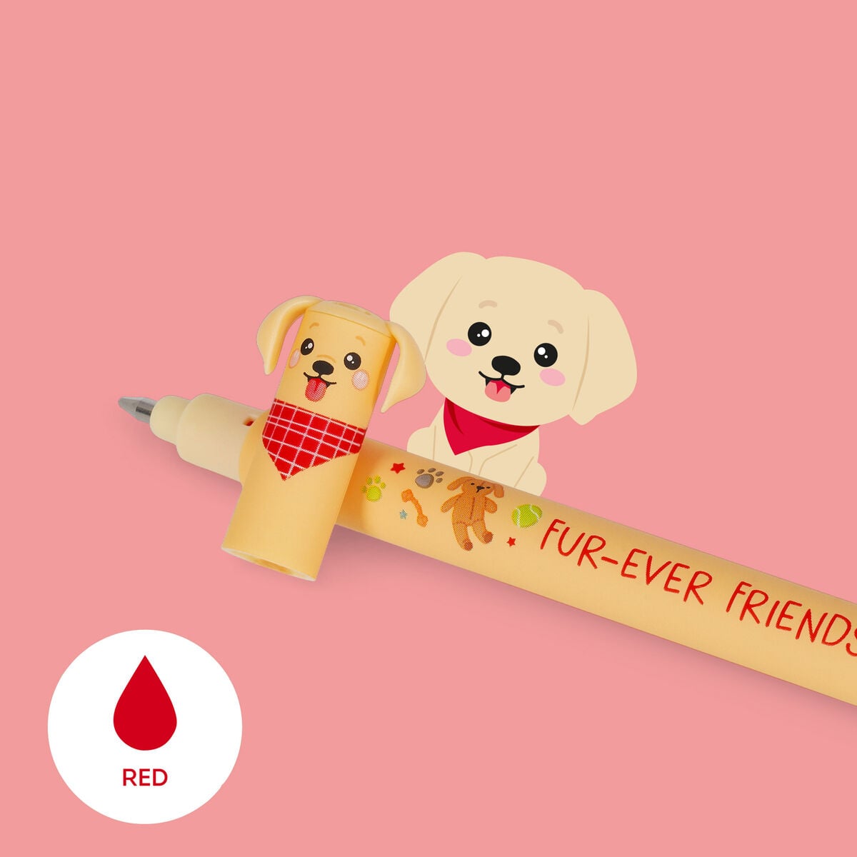 Legami Erasable Pens Fur-Ever Friends 3-Pack